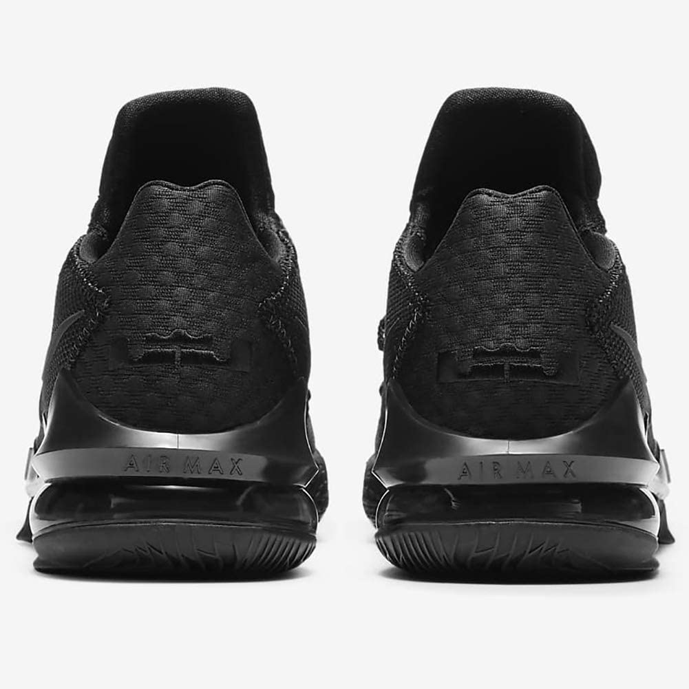 Nike LeBron 17 Low Basketball Shoes, Men's, Black - image 3 of 4