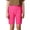 Hot Pink, variant on Boys Girls Lounge Shorts Summer Casual Lightweight Elastic Waist Straight Leg Plain Basic Shorts for Kids 2-12 Years