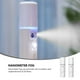thumbnail image 5 of WORGEOUS 2 unids nano cara rociador rociador portátil facial vapor mujer cara humidificador blanco, 5 of 9