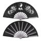 thumbnail image 4 of Ventilador Plegable ANGGREK Estilo Chino Acero Inoxidable Negro 64 x 35 cm, 4 of 8