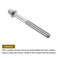 thumbnail image 5 of Drum Tension Rods M6 x 60mm for Bass Drum Hardware Parts Accessory Pack of 6, 5 of 5