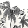 thumbnail image 3 of Tigers Flowers and Tree Black Out Curtains 84 Inch Length Curtains for Sliding Glass Doors Bedroom Living Room 2 Pack, 3 of 6