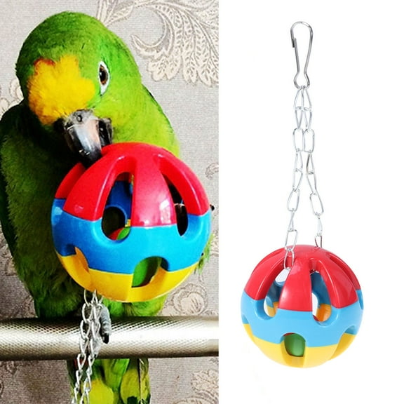 Raindrops Parrot Toy Balls for Pet Use Awesome Chew and Preen Hanging Ball Toys 3pcs