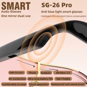 Smart glasses, Bluetooth communication, outdoor sports headphones, AI voice navigation, photochromic lenses, waterproof and UV-resistant smart sunglasses