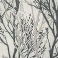 thumbnail image 6 of DriftAway Tree Branch Linen Blend Abstract Ink Printing Lined Window Curtain Valance Grey 52'' width x 24'' length, 6 of 6