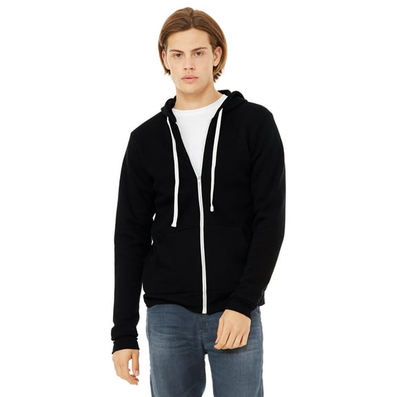 Bella Canvas Unisex Triblend Sponge Fleece Full-Zip Hoodie