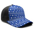 thumbnail image 3 of Christmas Baseball Cap – Stylish Spliced Design Adjustable Trucker Hat with Full Print Front & Brim, Breathable Cotton Blend Snapback for Sports, Travel & Daily Wear, 3 of 3