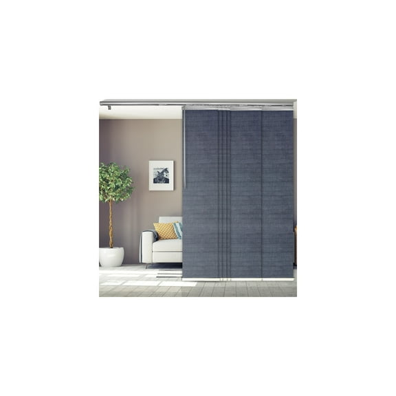 Retro Panel Track SystemAdjustable Wall DecorMetal Room DividerHome Accent Panels 70-130"