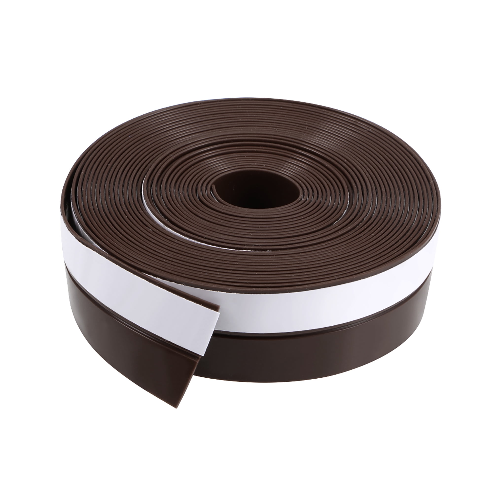 Uxcell Self Adhesive 25mm Width 5M Long Door Seal Strip Brown Walmart