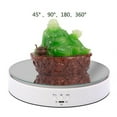 thumbnail image 2 of Milaget Rotating Display Stand Motorized Speed Adjustbale Jewelry Model Holder White, 2 of 6