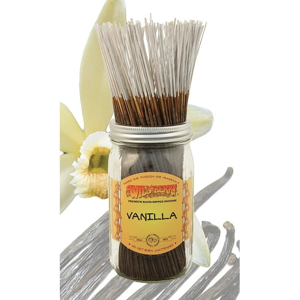 Vanilla 100 Wildberry Incense SticksTop quality slow burning incense
