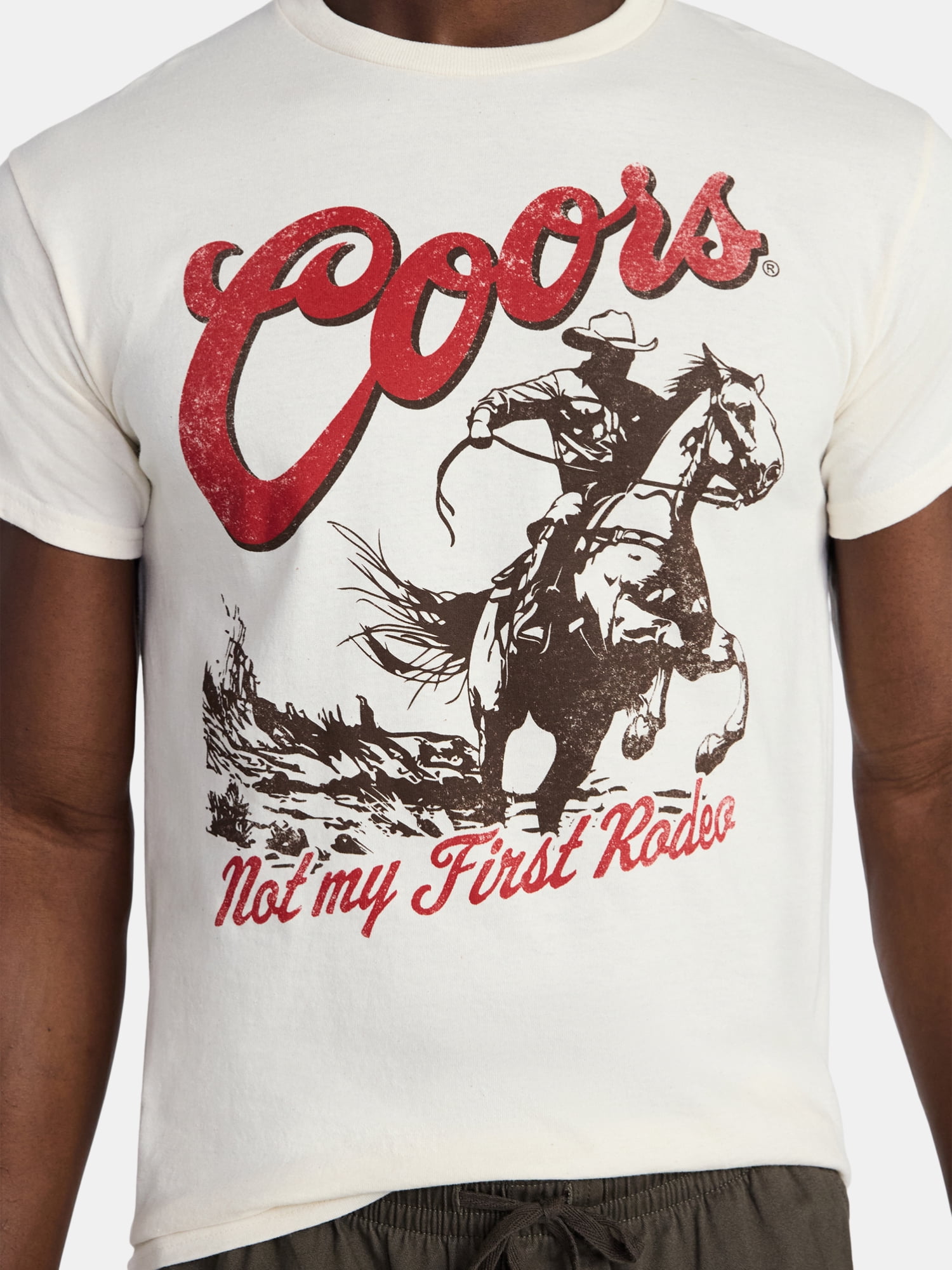 Coors Rodeo Men's & Big Men's Graphic Tee Shirt, Sizes S-3XL