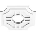thumbnail image 3 of 40"OD x 5"ID x 13 1/4"C x 1"P Haus Architectural Grade PVC Contemporary Ceiling Medallion, 3 of 7