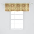 thumbnail image 2 of Ambesonne Abstract Valance Pack of 2, Connected Royal Motifs, 54"X18", Caramel and Multicolor, 2 of 4
