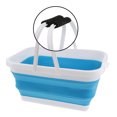 thumbnail image 3 of Contenedor de agua plegable de cubo de de coches cuadrado de pesca 12L azul Sunnimix Cubo de agua plegable al aire libre, 3 of 8