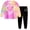 Pink, variant on Toddler Girl Fall Clothes Size 2T 3T 4T 5T 6T 7T 8T 9T Floral/Heart Tie Dye Top and Legging Pant 2-Piece Set Kid Girls Winter Outfits Purple,7-8 Years