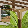 thumbnail image 6 of Corner Plant Stand Indoor Outdoor for Multiple Plants, Large Tall Plant Shelf Rack Table Holder with Hanging Space Flower Stand for Patio Porch Balcony Garden Boho Decor, 6 of 6
