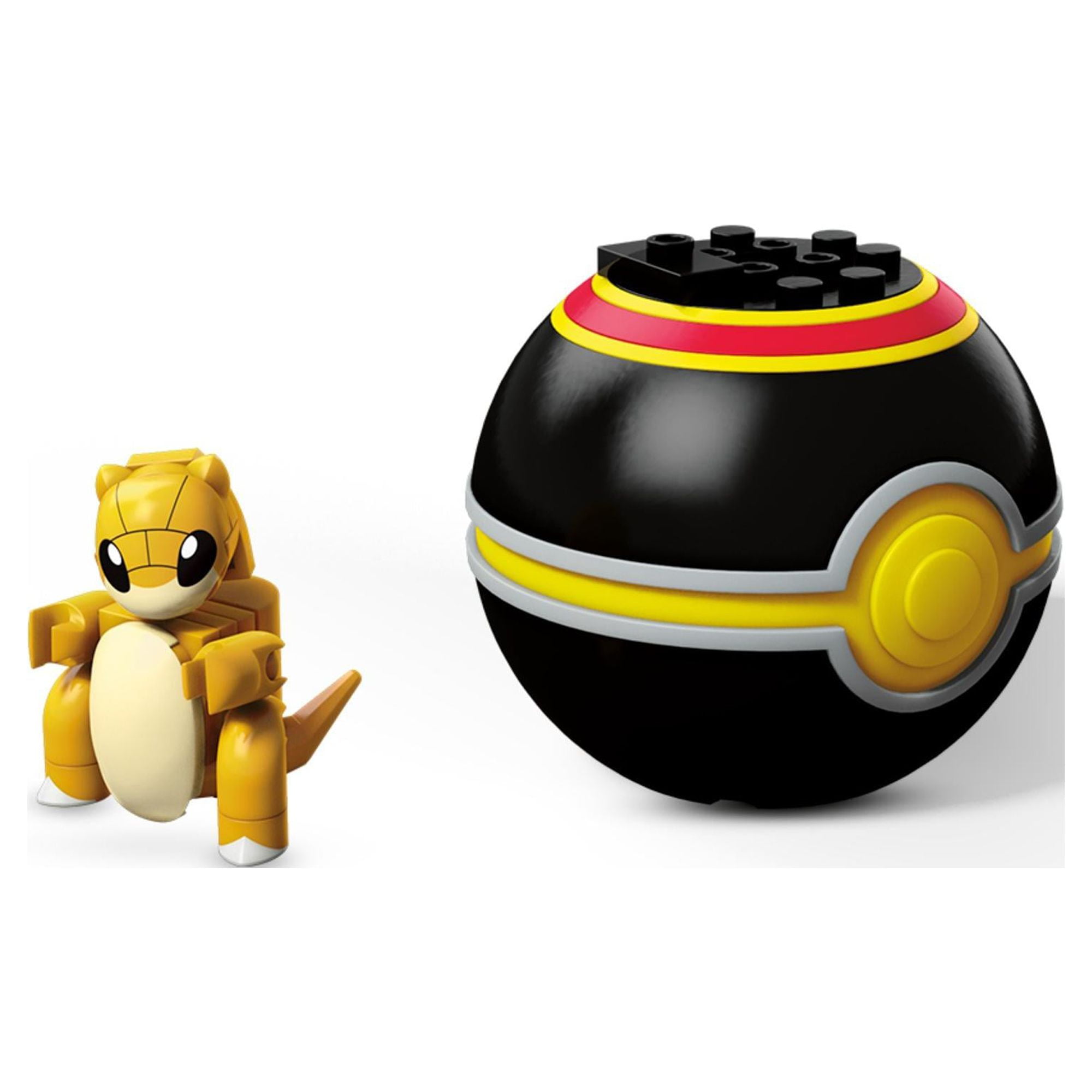 MEGA Pokemon Chikorita Action Figure Building Set with Poke Ball