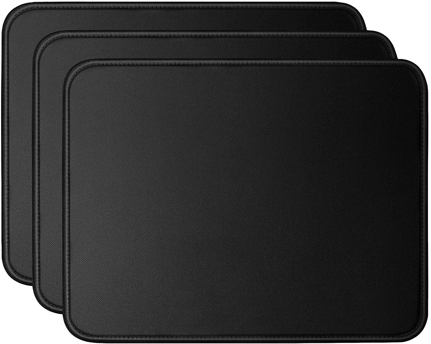 Stitched Edges & Non-Slip Base For Laptop Computer PC Soft Gaming Mouse Pad w 
