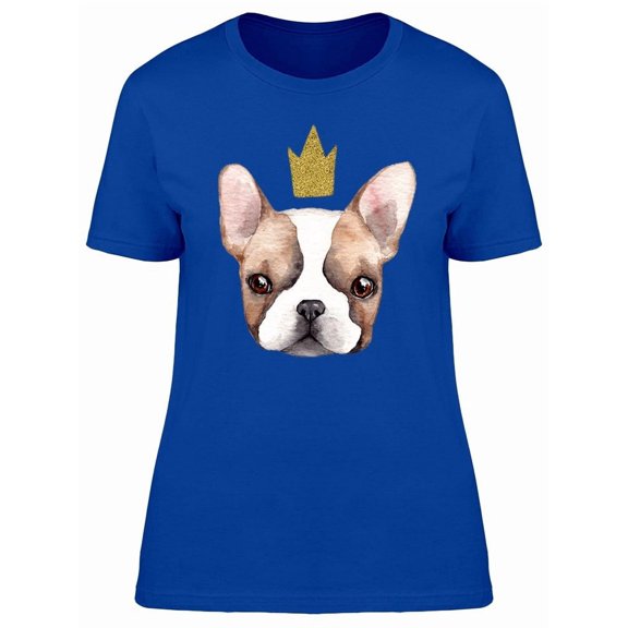Cute French Bulldog Puppy Crown Tee Women's -Image by Shutterstock