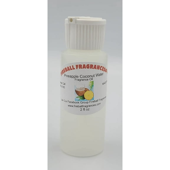 Pineapple Coconut Water~ Sweet Pineapple, Coconut, Mango, Coconut Water and Sugar Cane Scented Oil by Fireball Fragrances- 2 Oz Bottle