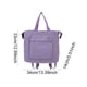 thumbnail image 4 of Mochila Lona Retro Informal Mochila 037 Púrpura, 4 of 6
