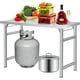 thumbnail image 2 of 36-pulgada stainless steel folding mesa - heavy duty, portable outdoor camping y picnic mesa, no assembly required, perfect para bbq party y kitchen prep, 2 of 7