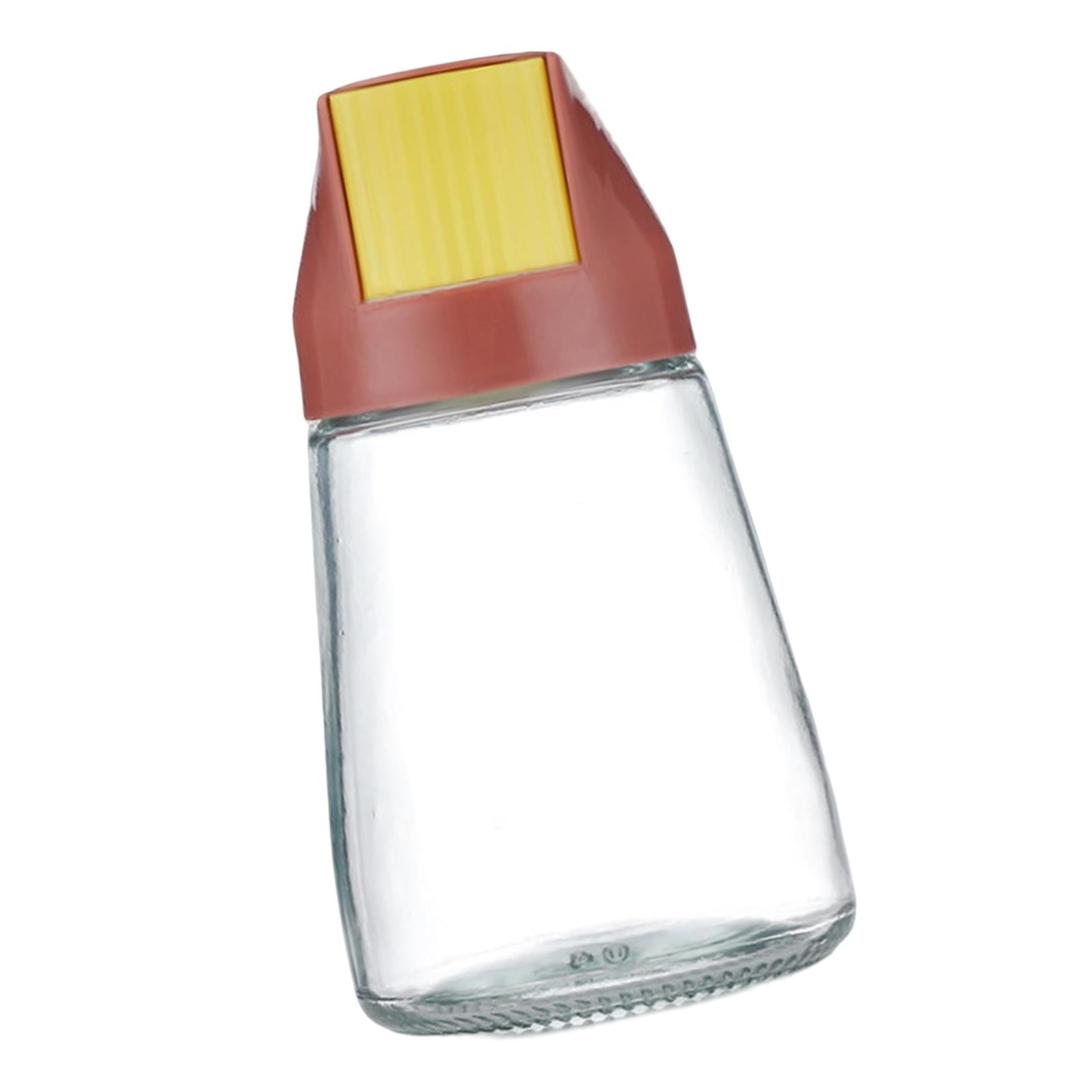 Glass Shaker with Sealed Lid Refillable Qutative Portable Pepper Shaker