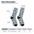 thumbnail image 2 of Balery Poodle Dog Calcetas Largas con Estampado para Hombre y Mujer – Suaves y Transpirables, Talla Única (US 5-11), 2 of 6