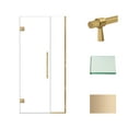 thumbnail image 4 of Transolid Ehtb37257610c-Bk Elizabeth 76" High X 37" Wide Hinged Semi Frameless Shower Door, 4 of 7