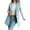 Blue, variant on Women's Casual Notched Lapel Wool Blend Vest Western One Button Sleeveless Wool Jacket Coat, Women Cardigans Lightweight, Cover Up Tops for Women, Soft Cardigans for Women
