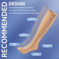 thumbnail image 6 of 2 Pairs Zipper Medical Sport Copper Compression Socks With Anti-slip Silicone for Women & Men Circulation 15-20 mmHg is Best Support for Athletic Running Cycling, Nursing, Travel, 6 of 7
