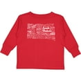 thumbnail image 3 of Inktastic South Dakota State word salad Boys or Girls Long Sleeve Toddler T-Shirt, 3 of 5