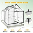 thumbnail image 6 of EAGLE PEAK 6 Ft. W x 10 Ft. D x 7 Ft. H Outdoor Walk-in Hobby Greenhouse, 6 of 10