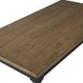 thumbnail image 6 of Furniture of America Millers 78" Solid Wood Rectangle Indoor Dining Table, Black, 6 of 10