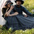 thumbnail image 4 of RedSwing Waterproof Stadium Blanket for Cold Weather, Soft Warm Fleece Camping Blanket Windproof for Outdoor Picnic Sports, 79x79inch Extra Large, 4 of 9