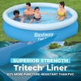 thumbnail image 5 of Bestway Fast Set 10’ x 26” Round Inflatable Outdoor Ring Top Swimming Pool, Pool Only, 5 of 13