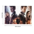 thumbnail image 2 of Doctor Who Tapestry, Anime Wall Poster Art, Wall Tapestry For Bedroom Living Room Dorm Room, Wall Hanging For Festival Party Events Background Photography Backdrop, 60x40 Inch, 2 of 9