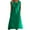 Green, variant on qolati Sundress for Women 2025 Summer Tie Front Ruched Crew Neck Sleeveless Midi Dresses Beach Vacation Clothes Casual Flowy A-Line Long Tank Dresses