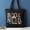 Black, variant on Book Nerd Collage Retro Tote Bag, Bookish Booktok Librarian Gift Shopper
