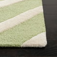 thumbnail image 3 of SAFAVIEH Cambridge Leon Geometric Wool Area Rug, Green/Ivory, 6' x 9', 3 of 10