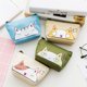 thumbnail image 3 of 4 piezas Monedero lindo con forma de gato, monedero vintage de lona con cremallera, cartera para mujer, 3 of 5