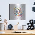 thumbnail image 6 of Luxe Metal Art 'Colorful Watercolor Cocker Spaniel' by Furbaby Affiliates, Metal Wall Art, 12"x12", 6 of 9