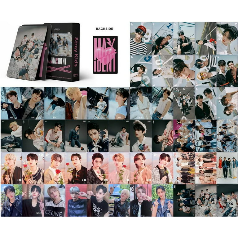 Stray Kids Maxident Cards 4Pack/219PCS KPOP Stray Kids Lomo Cards Photocards  Album Greeting Cards for Collection Decorations 