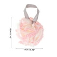 thumbnail image 4 of Unique Bargains 1 Pc Durable Bath Shower Loofah Sponge Body Puffs for Bathroom Pink, 4 of 7
