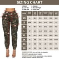 thumbnail image 5 of Double Denim Women's Cargo Jogger Casual Elastic High Waist Sweatpants Tapered Leg Fatigue Pants with 6 Pockets SCP-2049 Olive M, 5 of 7