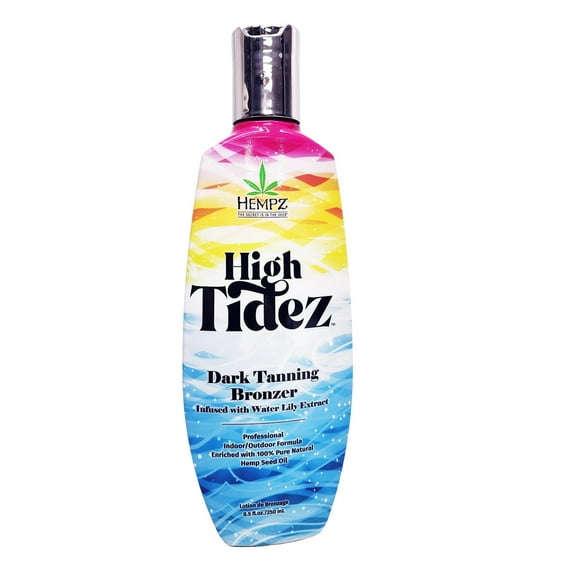 Hempz High Tidez Dark Tanning Bronzer Tanning Lotion 8.5 oz.