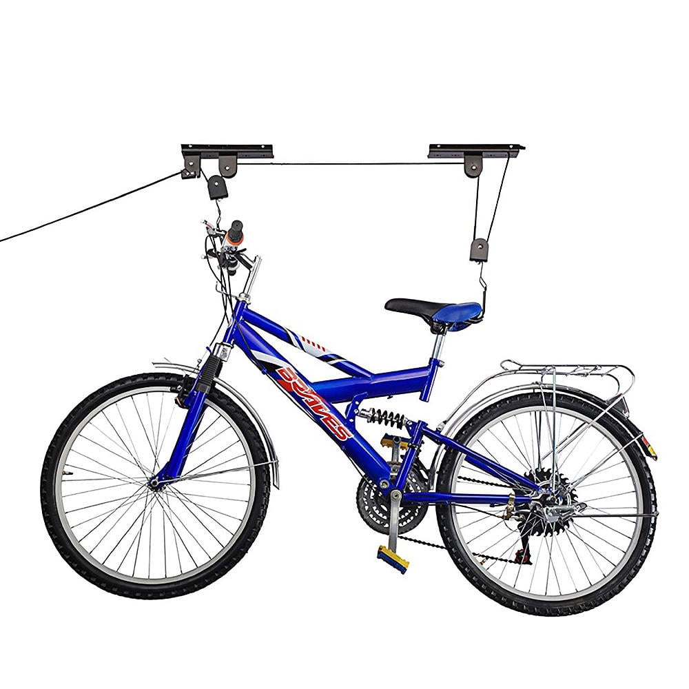 pulley bike hanger