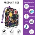 thumbnail image 5 of Dependable paisley print school backpack, boho details make it stand out, reliable laptop protection, a gift that gets them excited for the semester, 5 of 5