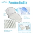 thumbnail image 2 of Hydro Gel Car Seat Cooler Mat for Baby. No Refrigeration Needed. Carseat and Stroller Cooling Pad Cushion Liner with Breathable 3D Mesh Anti-Slip Back. for Kids Toddlers 12-48 Months, 2 of 5
